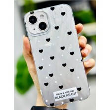 MiraLive 13-14 ile Uyumlu Kalp Renk Geçişli Parlak Tasarımlı Silikon Kılıf