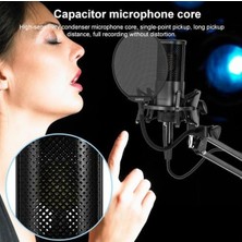 MiraLive Yanmai Bilgisayar Standlı Mikrofon Profesyonel Podcast Mikrofon Kiti Tak Çalıştır USB Kablolu Pc Dizüstü Bilgisayar Için Vlog Canlı Yayın (Micpro X2)