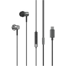 Emdeco Gnp Type-C Kulakiçi Kablolu Kulaklık Gri