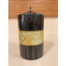 Plus Home Mum Tekli Uzun Silindir Renk Siyah Yükseklik 14 cm Çapı 8 cm