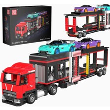 Mould King 24078 Spor Araba Taşıyıcı Tır Yapım Seti 997 Parça Koleksiyon Modeli