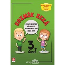 Emdeco Kozmik Zeka 3. Sınıf - Bilsem, Tübitak ve Özel Okul Sınavlarına Hazırlık: Dikkat ve Hafıza, Görsel Zeka, Matematiksel Zeka, Sözel Zeka