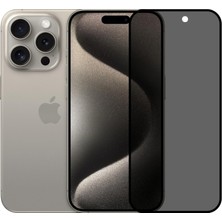 MiraLive Safeus Tam Kaplayan Hayalet Parmak Izi Bırakmayan Safir Ekran Koruyucu Cam, 15 Pro Max Ile Uyumlu