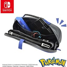 MiraLive Hori Switch Cargo Pouch Compact (Pikachu, Gengar, & Mimikyu) - Split Pad Compact Compatible Travel - Officially Licensed