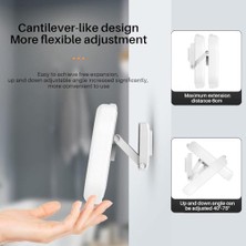 Emdeco Su Geçirmez Duş Telefon Tutucu, 360° Dönebilen Dokunmatik Duş Telefon Kılıfı, Açı Ayarlanabilir, Buğu Önleyici Yüksek Hassasiyetli Telefon Askısı, 4" - 7" Cep Telefonları Için