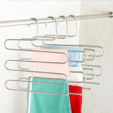 Asseds Store Metal Pantolon Eşarp Askısı 5 Katlı Askı - 3 Adet