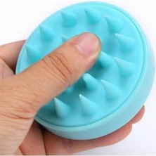 Emdeco Duş Tarağı Yumuşak Silikon Saç Yıkama & Saç Derisi Masaj Tarağı (Yeşil)