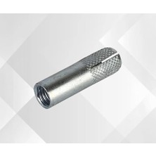 MiraLive Çinko Kaplama Çelik Dübel M12X50, Çakma Dübel, Duvar Montaj Ankrajı, 2 Adet Yapıların Sabitlenmesi ve Yük Taşıma Kapasitesini Artırmak Için