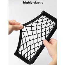 Emdeco Fileli Telefon Tutucu Araç Ofis Ev Için Yapışkanlı Fileli Ceplik Oto Telefon Tutucu