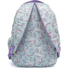 MiraLive Wia Soft Kız Çocuk Okul Seti Su Yeşili-Mor