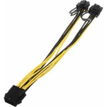MiraLive 8 Pin Power Splitter Pci-E Molex 8 Pin Çift 8pin 6 + 2 Pin Pcı Ex