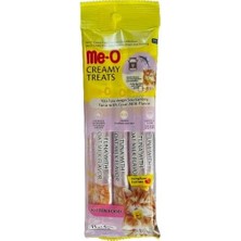 Emdeco Me-O Creamy Treats Kitten Ton Balığı ve Kedi Sütlü Yavru Kedi Ödülü 15GR 4lü