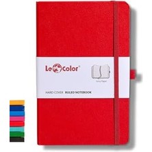 Emdeco Tarihsiz Klasik Defter Rec 13X21 Çizgili Kırmızı