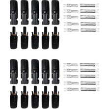 Emdeco Jl SS04 Fotovoltaik Güneş Paneli Konnektör Seti 1000V 30A, IP67, UL-94V0, Ce Sertifikalı (10)