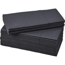 Asseds Store Mottaga Peçete Siyah 38X38 cm 80342900