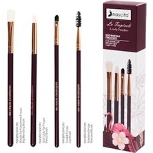 MiraLive Bordo Günlük Makyaj Fırça Seti (4lü) - 94