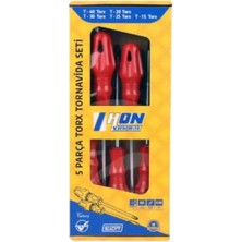 Asseds Store Hon 5 Parça Profesyonel Torx Tornavida Seti