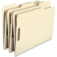 Asseds Store Ağır Kilit Dosya Klasör, 2 Vida, 1/3-Cut Tab, Size, Manila, Kutu Başına 50 (14600)
