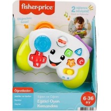 MiraLive Türkçe Dil Desteğiyle 6 Ay ve Üzeri Bebekler ve Yürüme Çağındaki Çocuklar Için Işıklı ve Şarkılar Içeren Eğlen ve Öğren Eğitici Oyun Kumandası, Yeşil Renkli Oyun Konsolu Oyuncağı, HXB64