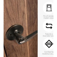 Asseds Store 791632 Kapı Kolu, 2 Yönlü Sürgü, Ayarlanabilir Iğne Ölçüsü, Yağlanmış Bronz Kaplama