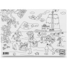 MiraLive Mat Korsanlar & Araçlar, 25X35CM, 6'lı Kalem