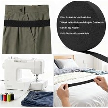 MiraLive Dikiş Için Lastik Bantlar: Kemerler, Peruk Bantları, Kendin Yap Dikiş Malzemeleri Için Ideal Lastik Kordon, Tüm Dikiş Malzemeleri Için Uygun- 1,5 cm 10 Metre