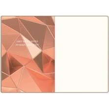 MiraLive Metalik Notebook Düz Defter Shıne 17X24