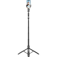 Emdeco HP-T09 Çok Amaçlı Selfie Kumandalı 153 cm Anroid Ios Go Pro Uyumlu
