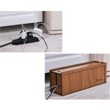 Asseds Store Kablo Kutusu, Kablo Priz Düzenleyici Organizer, Dekoratif Uzatma Kablosu Çoklu Priz Kutusu