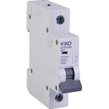 Asseds Store 4VTB-1B10 Otomatik Sigorta 4,5ka B Tipi 1 Kutup 10A