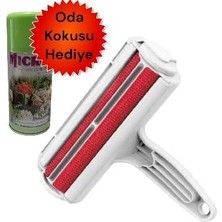 Asseds Store Micron Hazneli Kedi Köpek Tüy Temizleyici Kıl Toz Toplayıcı Kazak Halı Tiftik Temizleyici Gırgır 2 Yönlü Oda Kokusu Hediyeli