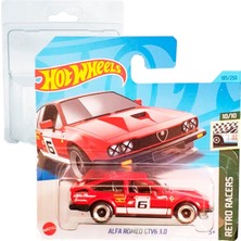Emdeco Alfa Romeo Gtv6 3.0 Retro Racers 10/10 (185/250) HKG48 Short Card Matel 2023 + Blister & Kart Koruyucu Paketi Friki
