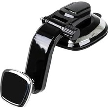 Emdeco Happy Araba Telefon Tutucu Ayarlanabilir Cam ve Torpido Araç Içi Vakumlu Vantuz Telefon Tutucu Magnetic Tutucu Içinde 4 Ayrı Mıknatısla Çok Daha Güçlü
