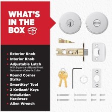 Asseds Store 97402-894 Kapı Topuzu, Cilalı Krom