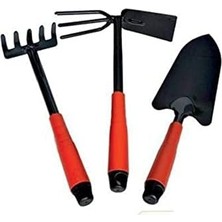 MiraLive 3 Parça Hobi Bahçe Seti Tırmık Kürek Bahçıvan Seti ÖZS-9575 1410