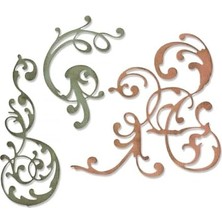 MiraLive Thinlits Stanzformen Set 3pk Verzierte Ornamente