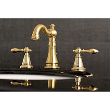 Asseds Store FSC1973AL Ingiliz Klasik Yaygın Banyo Bataryası Perakende Pop-Up, Fırçalanmış Pirinç, 12,7 cm