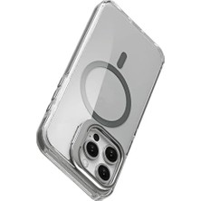 Emdeco 13 Için ile Uyumlu Luxo Serisi Yüksek Kalite Kılıf Ultra Şeffaf Görünüm ve Standlı Ergonomik Tasarım (Natural Titanyum, 13)