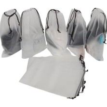 MiraLive Meapuff, 50'li Set 20X30 cm Su Geçirmez Kozmetik ve Plaj Çantası