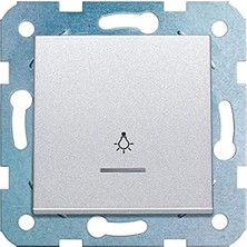 Asseds Store Gümüş Işik Light Mekanizma+Düğmekapak Çabuk Bağlantiçocuk Koruma