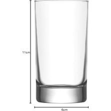 Asseds Store Ada 6'lı Kahve Yanı Su Bardağı