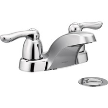 Asseds Store 4925 Chateau Iki Saplı Düşük Ark Banyo Bataryası, Krom, 0.5