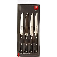 Asseds Store Twın Biftek Bıçak Set, Paslanmaz Çelik, Siyah