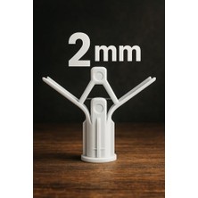 Asseds Store Alçıpan Dübeli, Yüksek Dayanımlı, Kolay Montajlı, Plastik, Duvar Tipi Uygulamalar Için, Beyaz (2 Mm, Adet, 50)