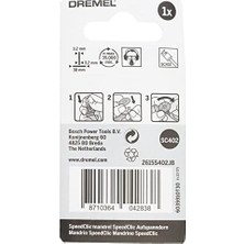 Emdeco SC402 Ez Speedclic Mandren, 3,2 mm