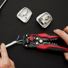 Asseds Store 5’i 1 Arada Otomatik Kablo Soyucu, Kesici, Kıvırıcı ve Pabuç Sıkma Pensesi | Automatic Wire Stripper & Crimper – 0.2-6 Mm² Ayarlanabilir Soyma Uzunluğu, Ergonomik Tutma Kolu