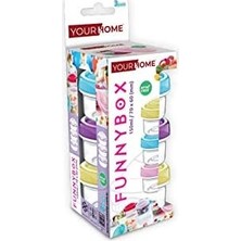 Asseds Store Funnybox 3 Lü Saklama Kabı