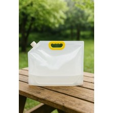 Asseds Store 12’li Katlanabilir Saklama Torbası 3,5 Litre Sızdırmaz Kapaklı Çok Amaçlı Su ve Gıda Saklama Poşeti Pirinç Bakliyat Kamp Piknik Seyahat Için Dayanıklı