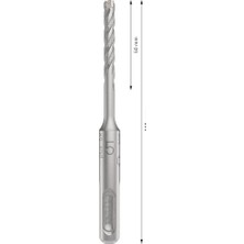 Asseds Store 1x Pro Sds Plus-5x Kırıcı Delici Delme Ucu (Donatılı,, Ø 5,00 Mm, Professional Aksesuar Kırıcı Delici)