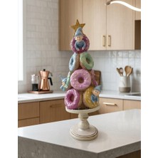 Gardenya Renkli Donut & Elf Figürlü Dekoratif Polyester Obje